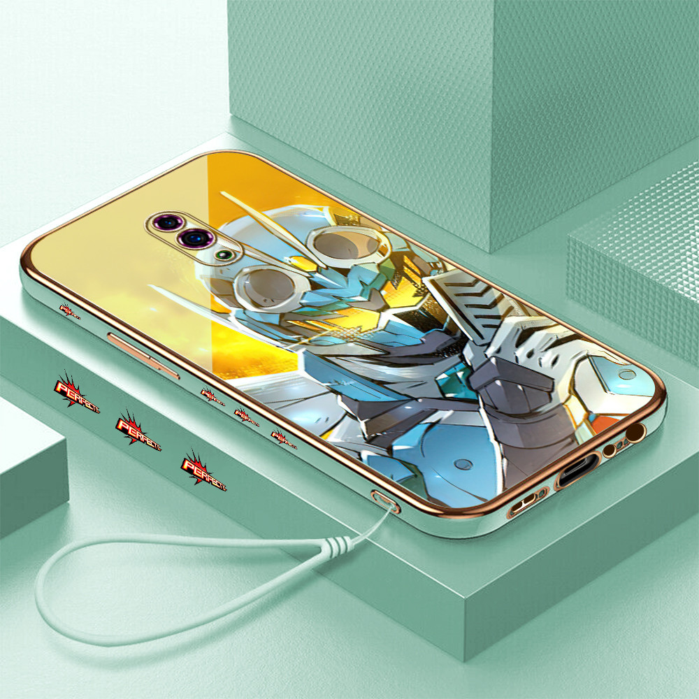 LOKAL [จัดส่งในพื้นที่] OPPO Reno 3 4 4f 5 5k 6 7 7z 8 8T 8Z 4G 11F 13FS 5G Casing HP Pattern Kamen 