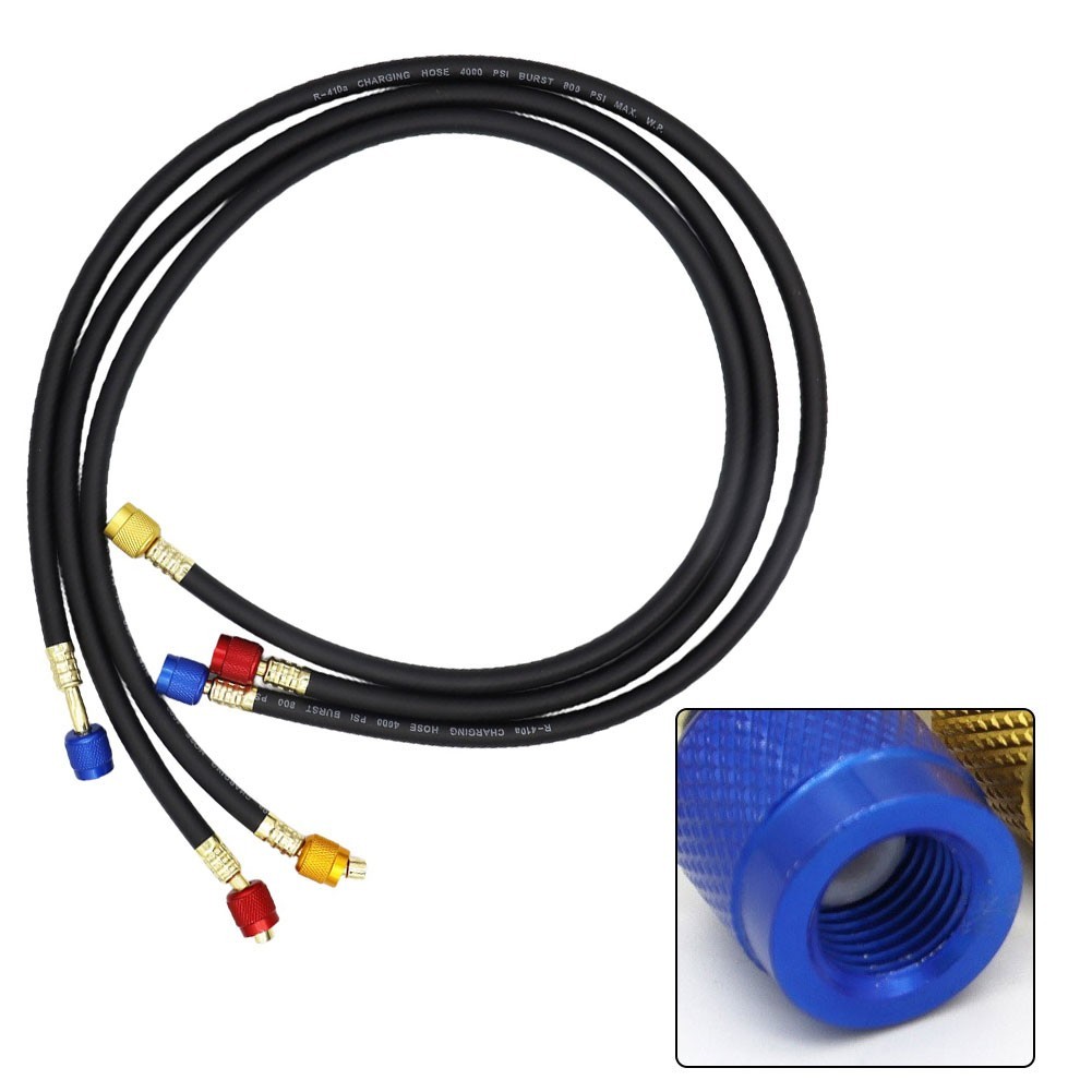 [EL3] 1M-1/4-5/16 / 1.2M-1/4-1/4" สายชาร์จหล่อเย็นแรงดันสูงสําหรับ R22 R134a