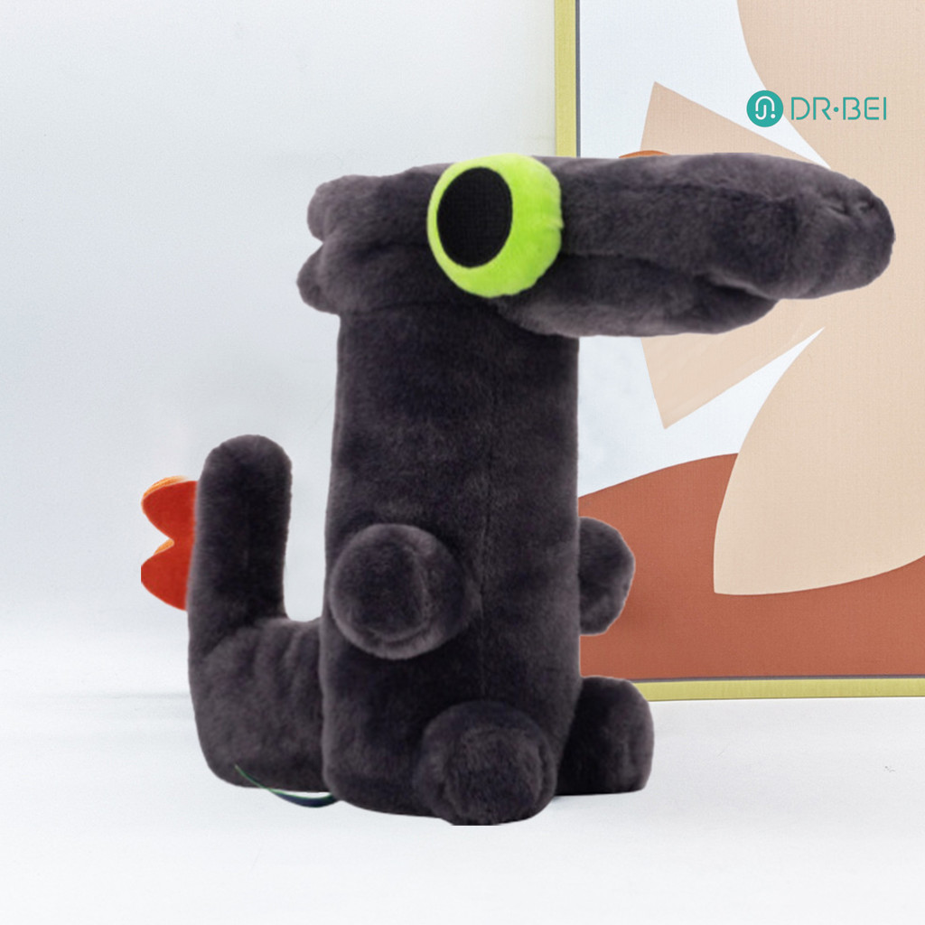 DR.BEI ตุ๊กตามังกรไร้ฟันสําหรับเด็กสะสมตุ๊กตาสั้นตุ๊กตาสัตว์ของเล่นสําหรับ TV Rest และ Sleep