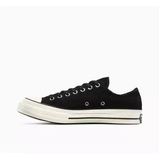 CONVERSE รองเท้า CHUCK 70 SUEDE+ OX BLACK ผู้ชาย A14662CM_H5BKXX