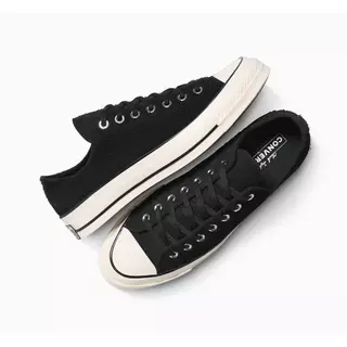CONVERSE รองเท้า CHUCK 70 SUEDE+ OX BLACK ผู้ชาย A14662CM_H5BKXX