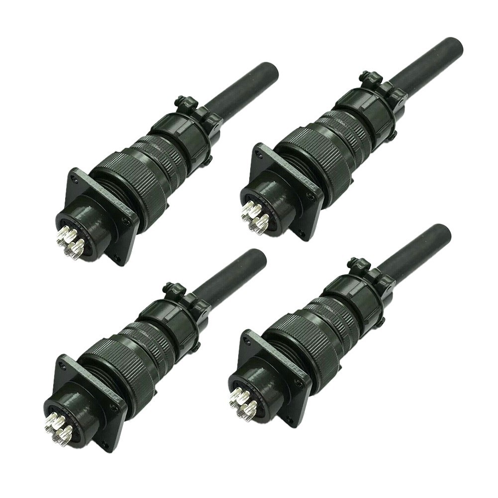 ตัวเชื่อมต่อมาตรฐานการบิน MS3106A และ MIL-DTL-5015 รองรับพิน 2-7 ขา
