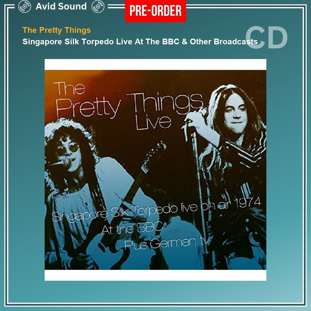 Pre-Order CD แผ่นซีดี The Pretty Things Singapore Silk Torpedo Live At The BBC Broadcasts ใหม่ ซีล T