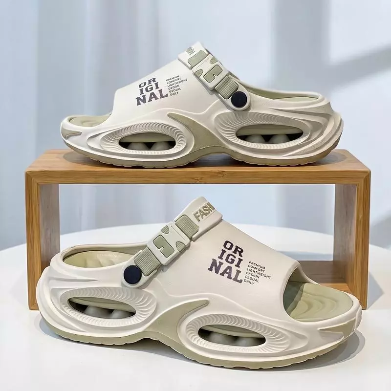 FOYA SHOES รองเท้าแตะกีฬายอดนิยมผู้ชาย พื้นหนา5ซม EVA นุ่ม ทนทาน กันลื่น สไตล์ ไม่มีกลิ่น ส่งกรุงเทพ