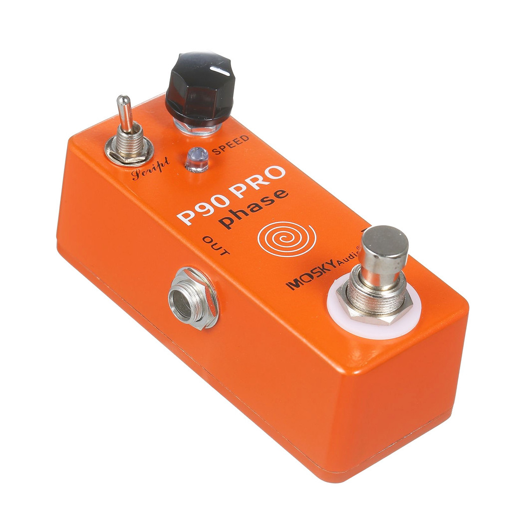 MOSKYaudio P90 PRO PHASE Phaser Pedal Guitar Effects Single Mini Vintage Effect
