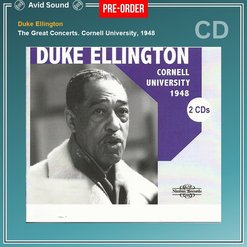 Pre-Order CD แผ่นซีดี Duke Ellington The Great Concerts. Cornell University, 1948 ใหม่ ซีล Duke Elli