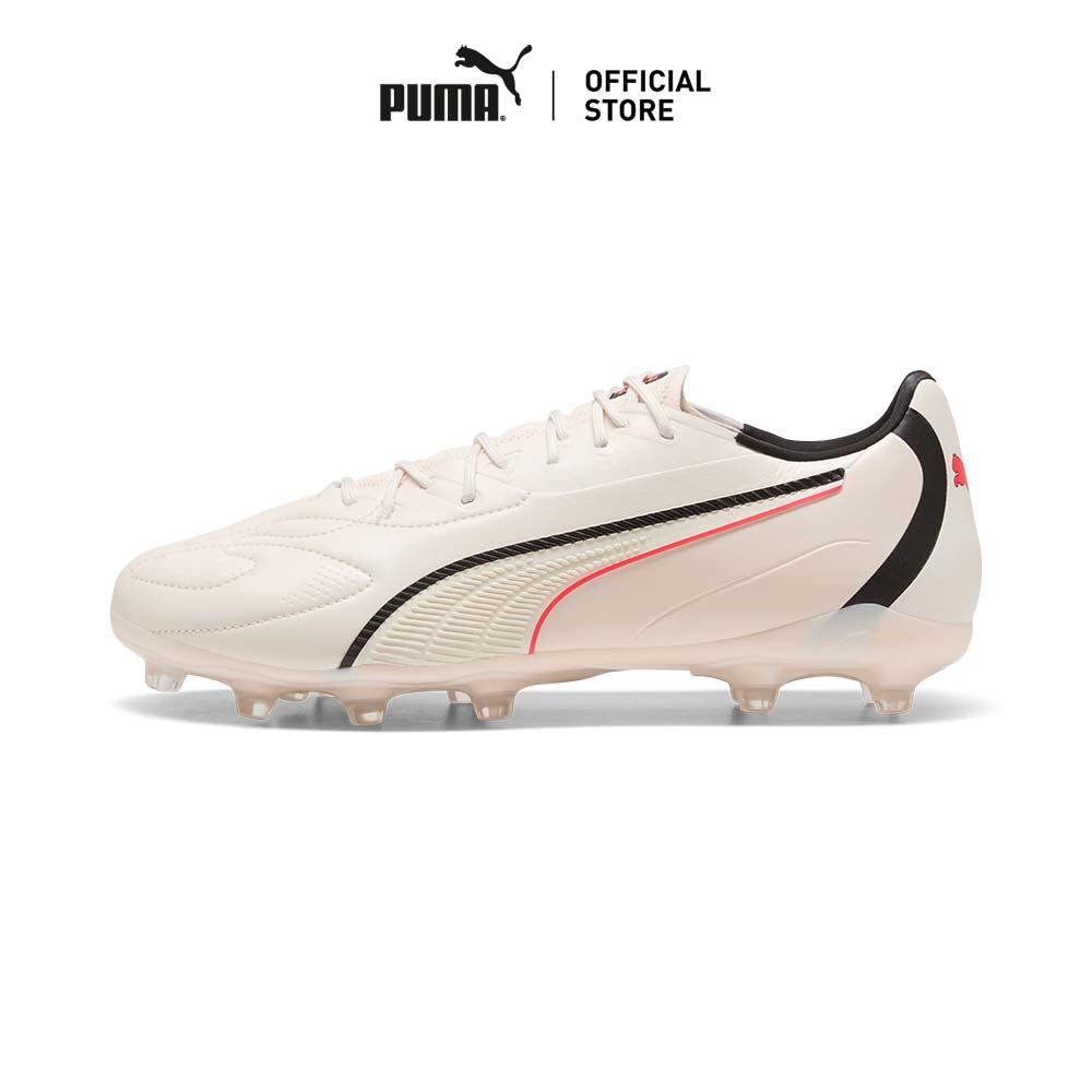 PUMA Football KING 20 MATCH FG/AG Football Boots Unisex สีเบจ - 10935101