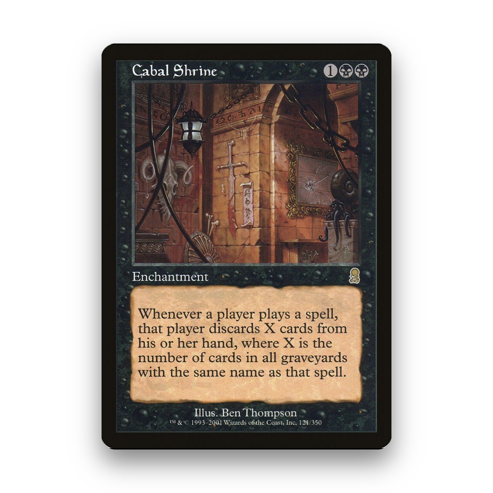 [MTG] Cabal Shrine (#121) [ODY] [BLACK] [RARE] | Magic the Gathering