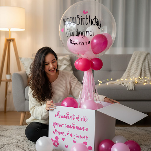 Surprise Gift Balloon Decoration Set | Decorative Kit