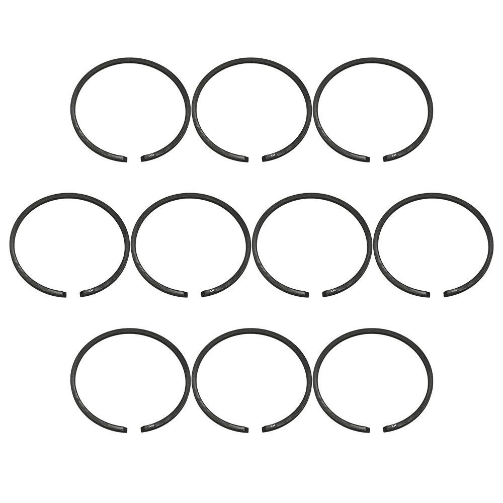 10pcs 40 มม.x 1.5 มม.แหวนลูกสูบสําหรับ Robin NB411 Mitsubishi TL43 Kawasaki TD40 Zenoah G45L G4K เคร