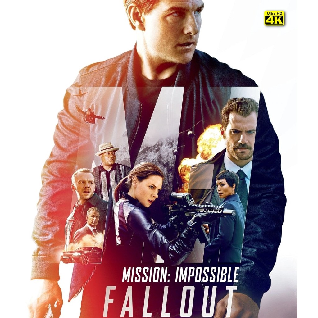 4K - Mission Impossible: Fallout (2018) 4K UHD ⭐7.4/10 Tom Cruise