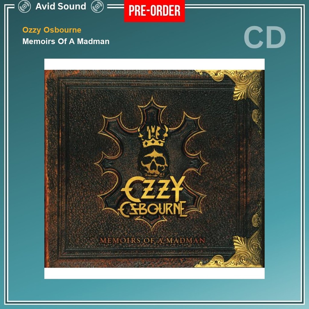Pre-Order CD แผ่นซีดี Ozzy Osbourne Memoirs Of A Madman ใหม่ ซีล Ozzy Osbourne CD