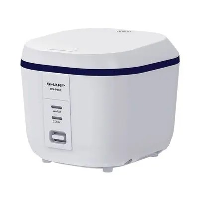 SHARP - Cube Series หม้อหุงข้าว (600 วัตต์, 1.8 ลิตร, สีขาว) รุ่น KS-P18E ]