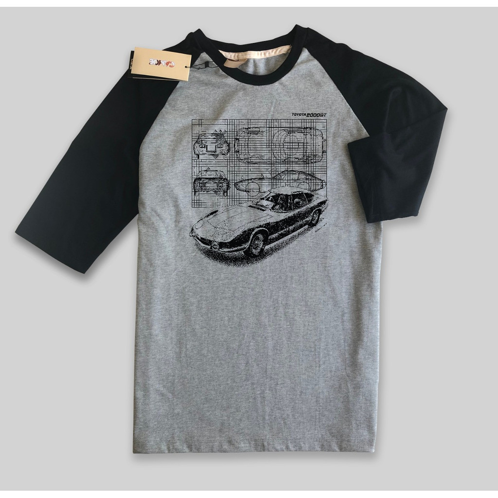 UT TOYOTA 2000GT 2000 GT 150 HP Raglan เสื้อยืด