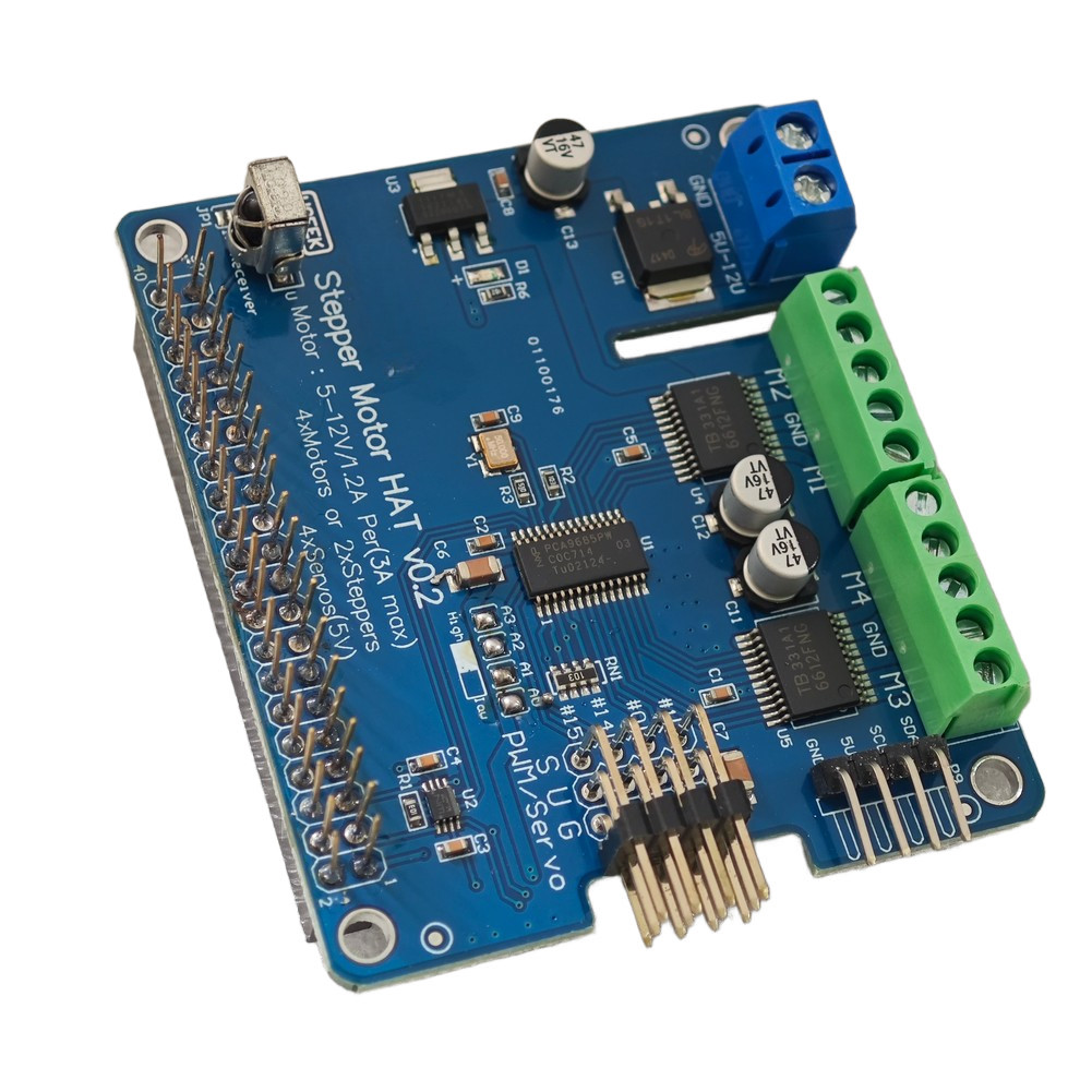 2026ใหม่FOR คอมพิวเตอร์บอร์ดเดี่ยว 3B 3B+ บอร์ดขยายหุ่นยนต์ V2 Stepper Motor