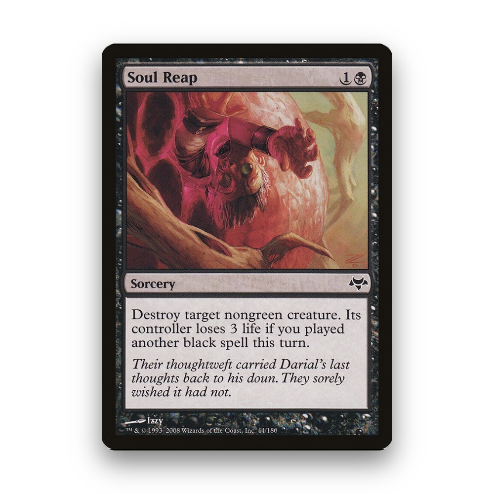 [MTG] Soul Reap (#44) [EVE] [BLACK] [COMMON] | Magic the Gathering