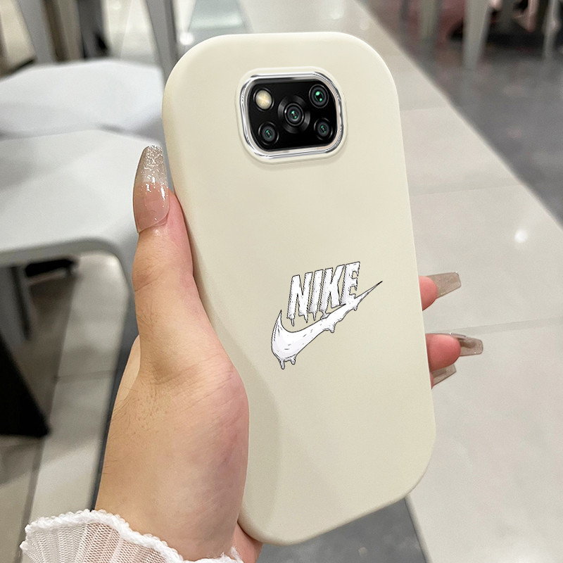 เคสสำหรับ Xiaomi POCO X3 Pro X3 NFC F3 13T Pro เคสโทรศัพท์แบรนด์อินเทรนด์กันกระแทกกลมและอ้วน