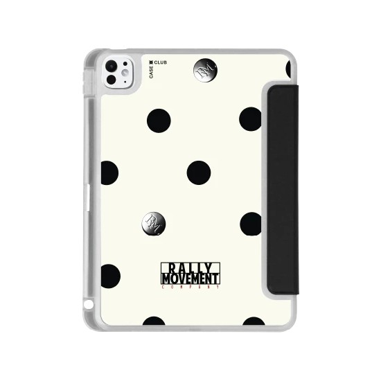 CaseClub เคสไอแพด หลังใส ฝาปิดสี ลาย Rally RM Dot ลายจุด RM สำหรับ iPad Pro / iPad Air / iPad Gen ราคา ถูกที่สุด ดีลบีเคเค แกลเลอรีภาพที่ 2
