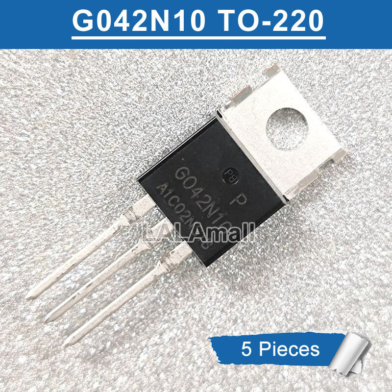 5pcs Original G042N10 HYG042N10 HYG042N10NS1P TO-220 100V/160A N-channel MOSFET ทรานซิสเตอร์ใหม่