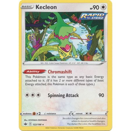การ์ด Pokemon Kecleon - 122/198 - หายาก