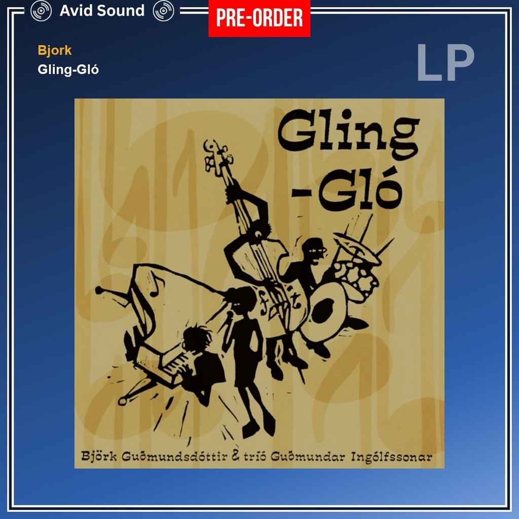 Pre-Order แผ่นเสียง Bjork Gling-Gló ใหม่ ซีล Bjork Vinyl LP