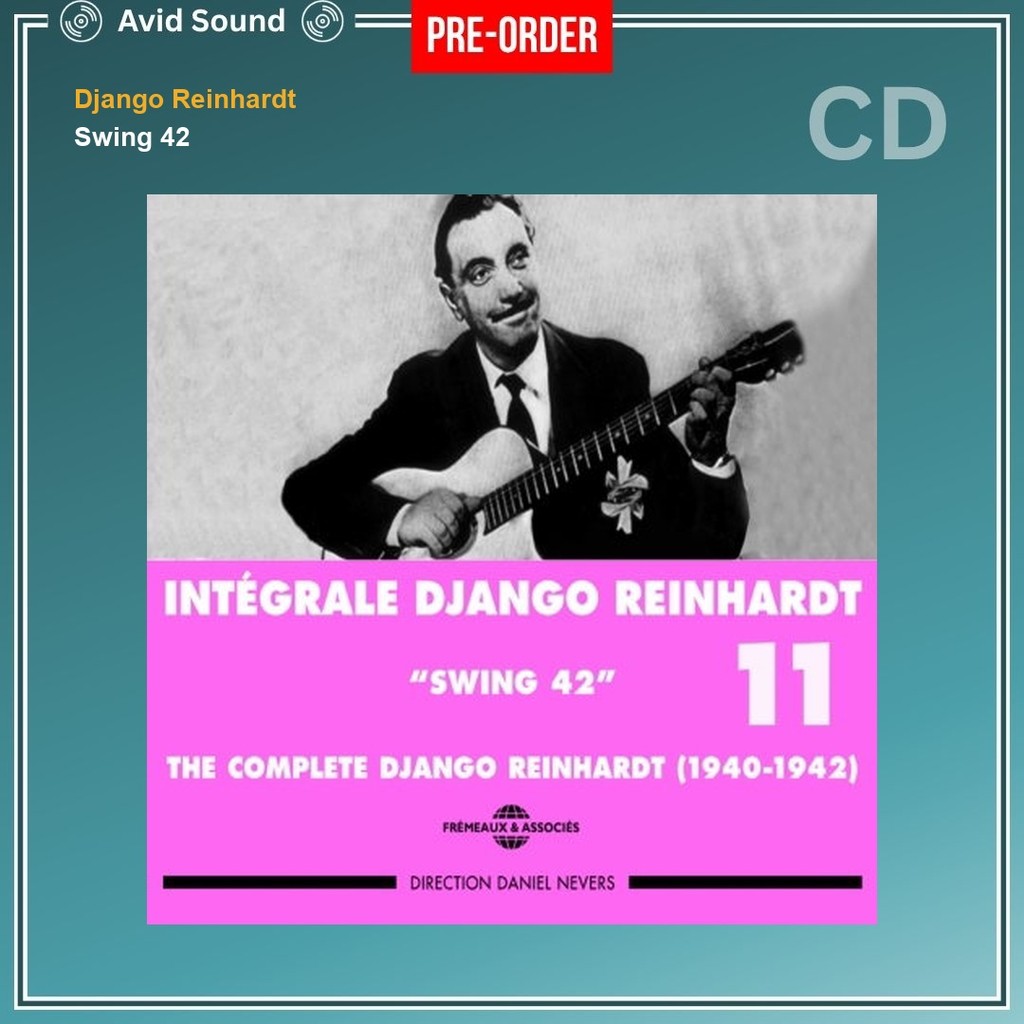 Pre-Order CD แผ่นซีดี Django Reinhardt Swing 42 ใหม่ ซีล Django Reinhardt CD