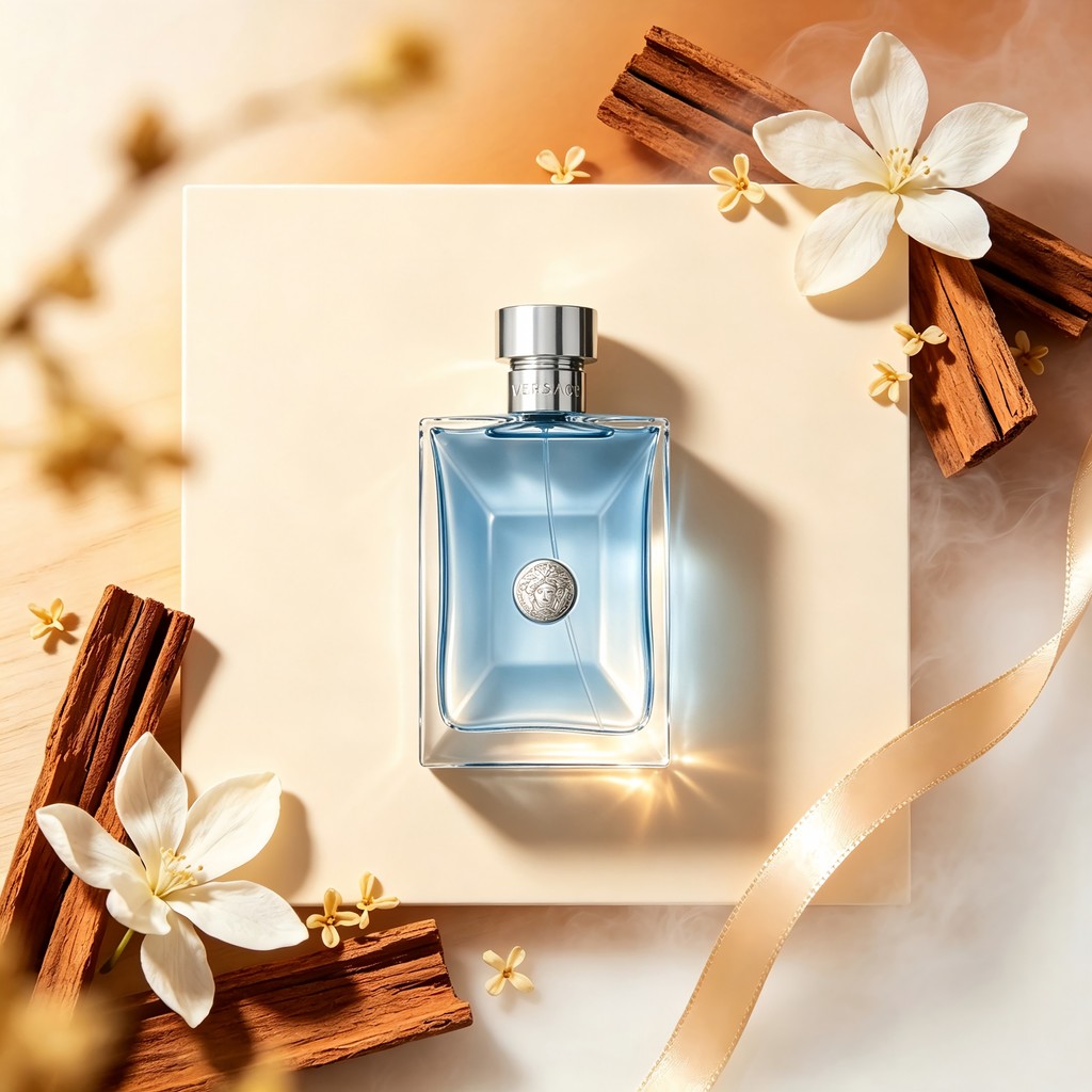 Versace Bright Light Blue Square Medusa ขวด Eau de Toilette Fresh Citrus Aquatic Clean Masculine ฤดูร้อนอินเทรนด์ Casual Mens น้ําหอมทุกวัน