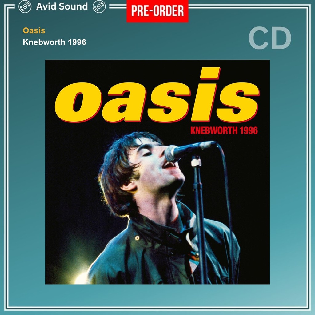 Pre-Order CD แผ่นซีดี Oasis Knebworth 1996 ใหม่ ซีล Oasis CD