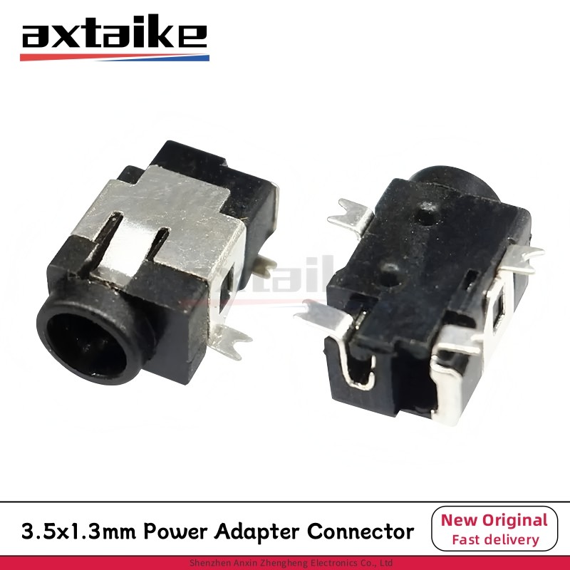 10PCS DC-031A 3.5*1.3 มม.อะแดปเตอร์หญิง DC-031 DC031A 4Pin SMD SMT Power Jack Socket 3.51.3 มม.