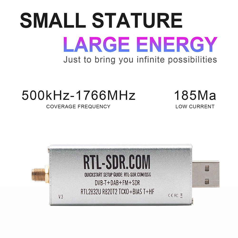 [MB] RTL-SDR Blog V3 RTL2832U 1PPM TCXO HF ซอฟต์แวร์ BiasT SMA Defined Radio R820T2 H3