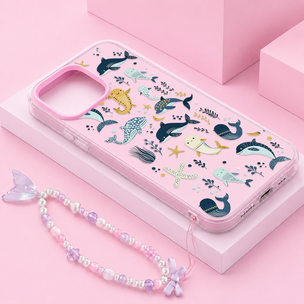 HP GANTUNGAN Fish [เคสดาวตก] Infinix Hot 70 60 Pro Plus 60I Itel P55 50I 40I 50 4G Gd0624 น่ารัก 2 I