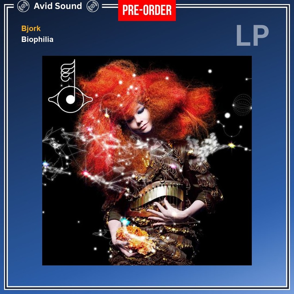 Pre-Order แผ่นเสียง Bjork Biophilia ใหม่ ซีล Bjork Vinyl LP
