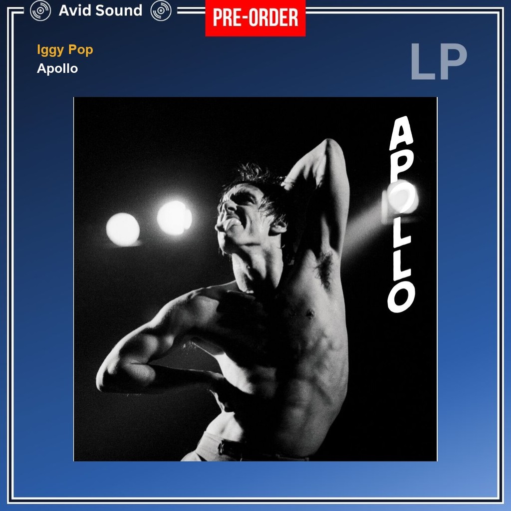 Pre-Order แผ่นเสียง Iggy Pop Apollo ใหม่ ซีล Iggy Pop Vinyl LP