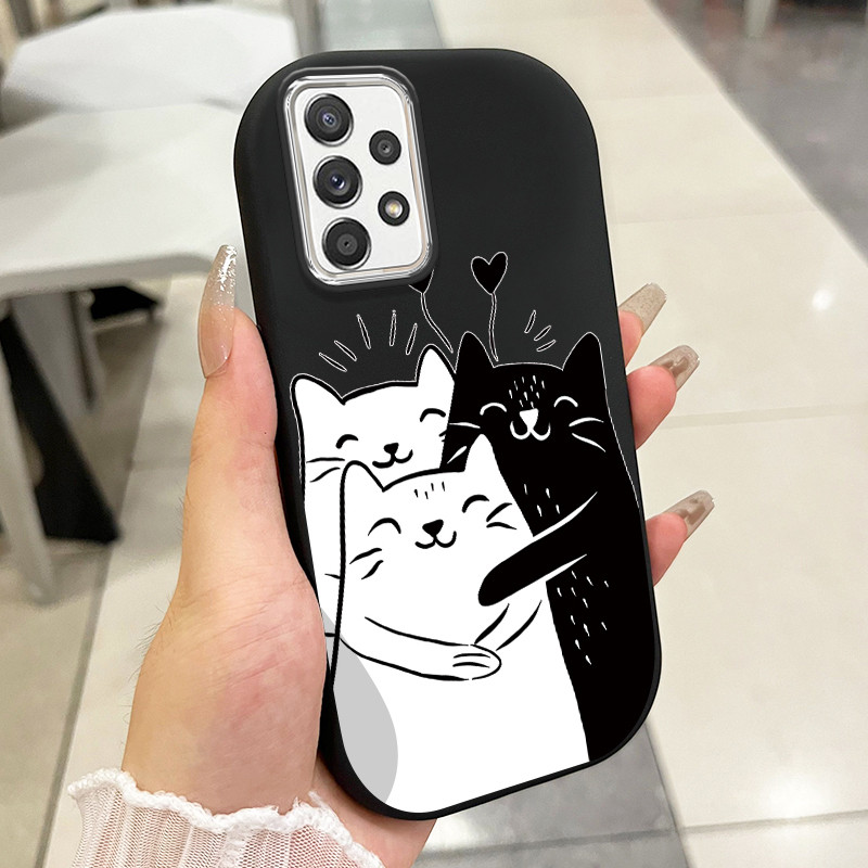 เคส ใช้ได้กับ Samsung A52 A52s เคสแมวน่ารัก