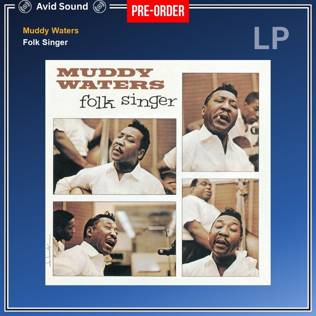 Pre-Order แผ่นเสียง Muddy Waters Folk Singer ใหม่ ซีล Muddy Waters Vinyl LP