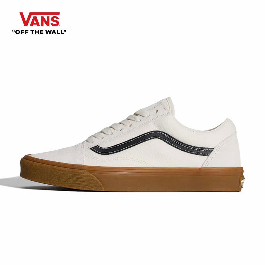 VANS OLD SKOOL - GUM WHITE  รองเท้า ผ้าใบ VANS ชาย หญิง
