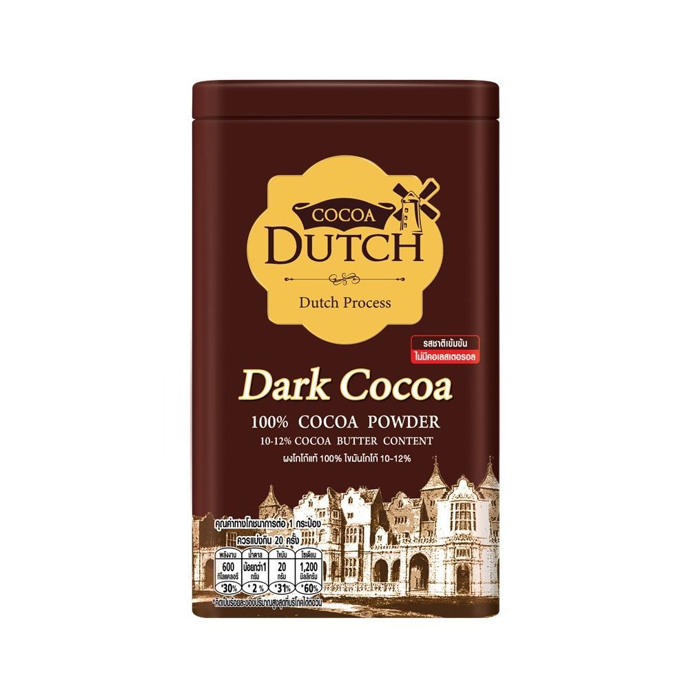 💥 COCOA DUTCH DARK COCOA POWDER 160 G 🎐 COCOA DUTCH DARK COCOA POWDER 160 G ✅ เครื่องดื่มบำรุงสุขภาพ