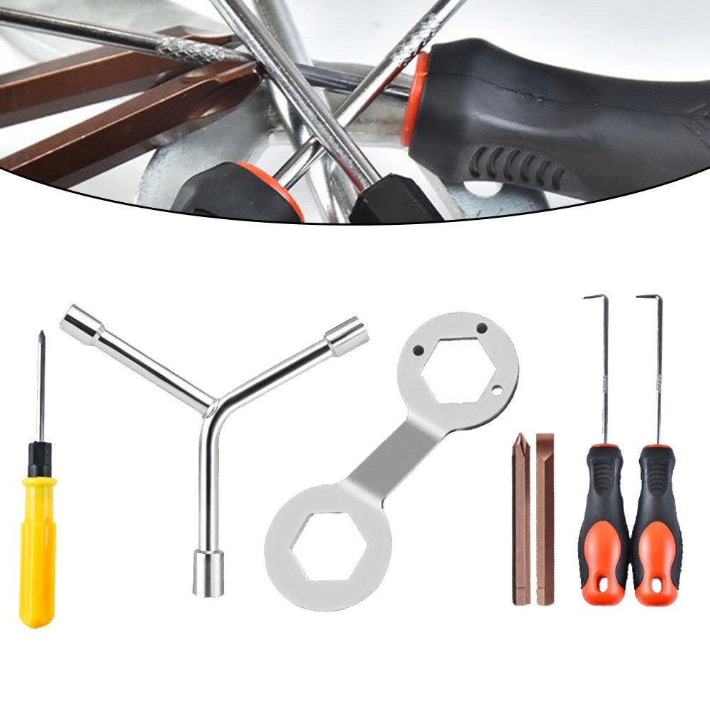 ชุดเครื่องมือครบเซ็ต 7 ชิ้น รวมประแจ ไขควง และสกรู.Keys