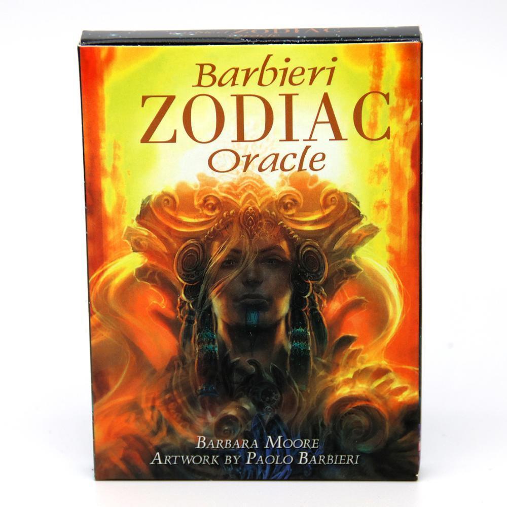 Barbieri Zodiac Oracle Cards Tarot เกมไพ่ Oracle