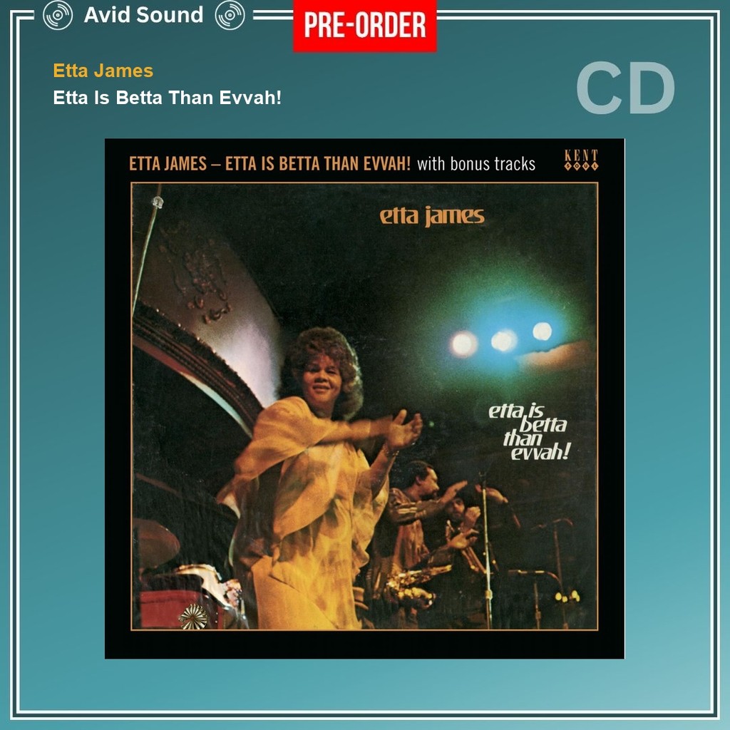 Pre-Order CD แผ่นซีดี Etta James Etta Is Betta Than Evvah! ใหม่ ซีล Etta James CD