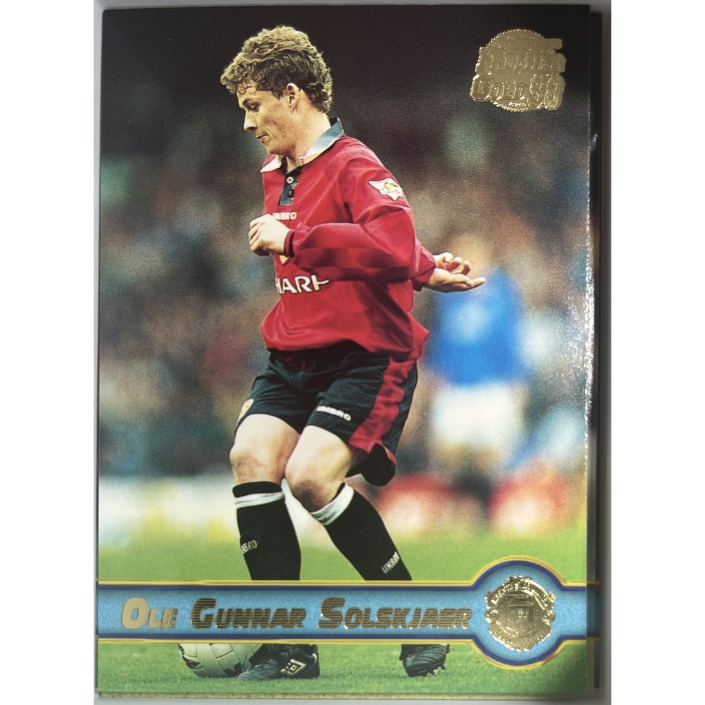 Merlin Premier Gold 98 - Manchester United Cards - 105 - Ole Gunnar Solskjaer