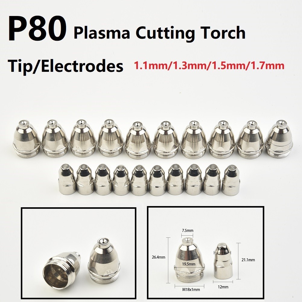 [Ultramall] สําหรับ P80 สําหรับตัดพลาสม่าสําหรับไฟฉาย 60A 80A 100A สําหรับ P80 CNC สําหรับพลาสม่าสํา