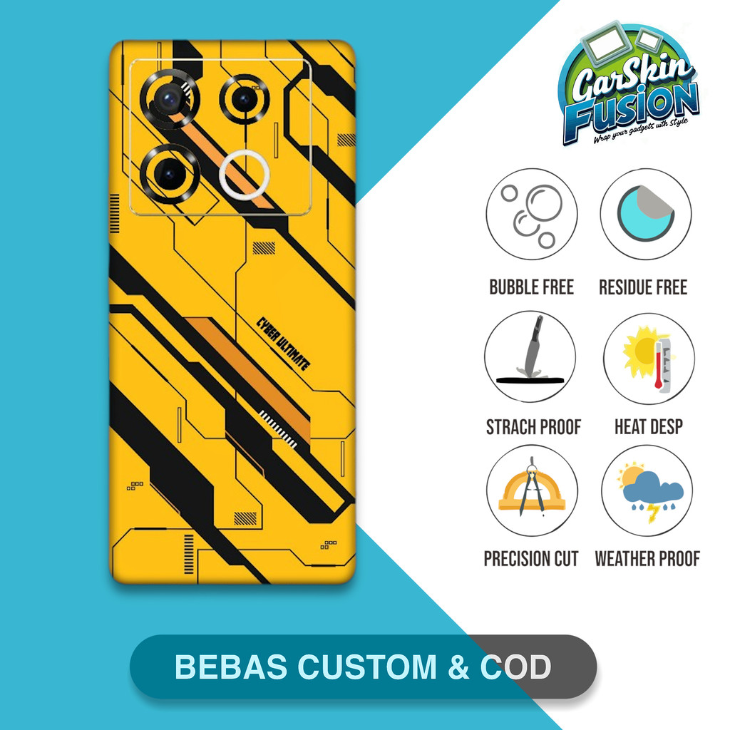 Garskin Skin Infinix Note 40 Pro CBR V1 เคสกันรอย | By Fusion Code - Qq2