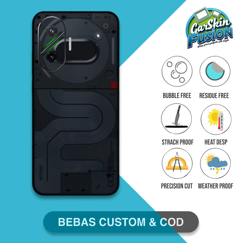 Garskin Skin Poco F7 Something เคสป้องกันรอยขีดข่วน | By Fusion Code - k2F