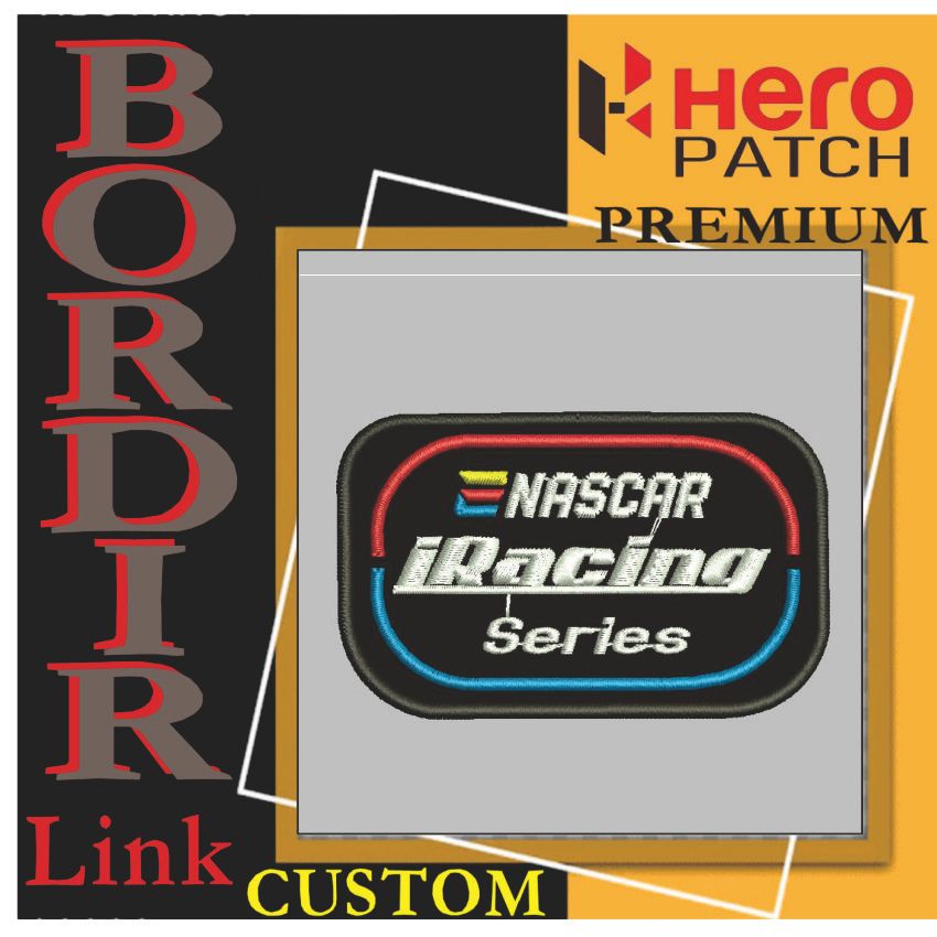 HP-410 NASCAR IRACING SERIES LOGO/EMBLEM PATCH