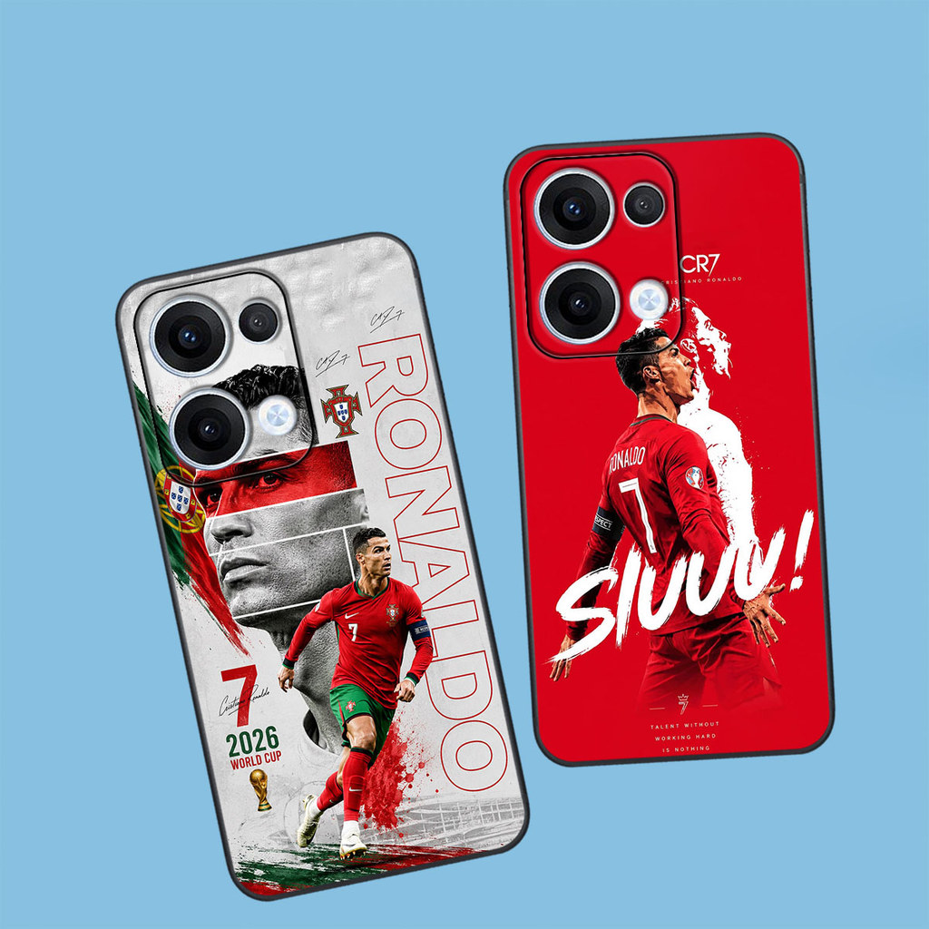 เคส Oppo Reno 13 5G / Reno 13 Pro 5G / Reno 13F ที่มีภาพ Messi Ronaldo