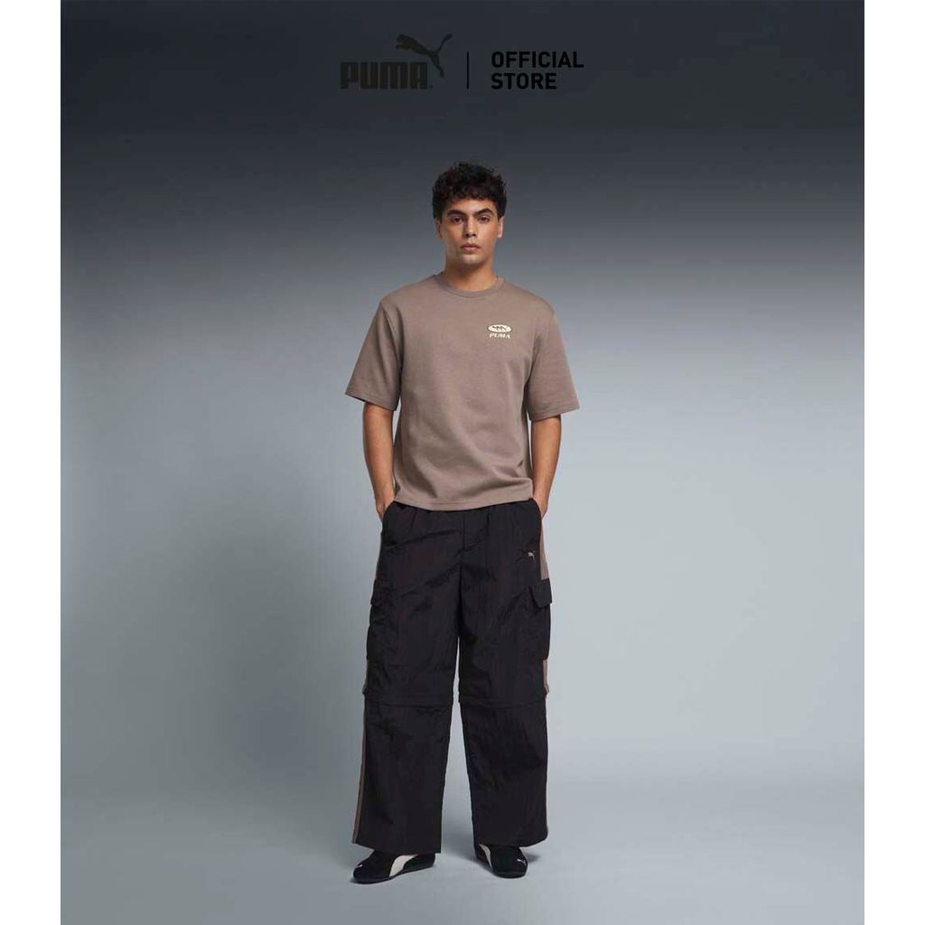 PUMA Sport Classics T7 Convertible Pants Men สีดำ - 63972501