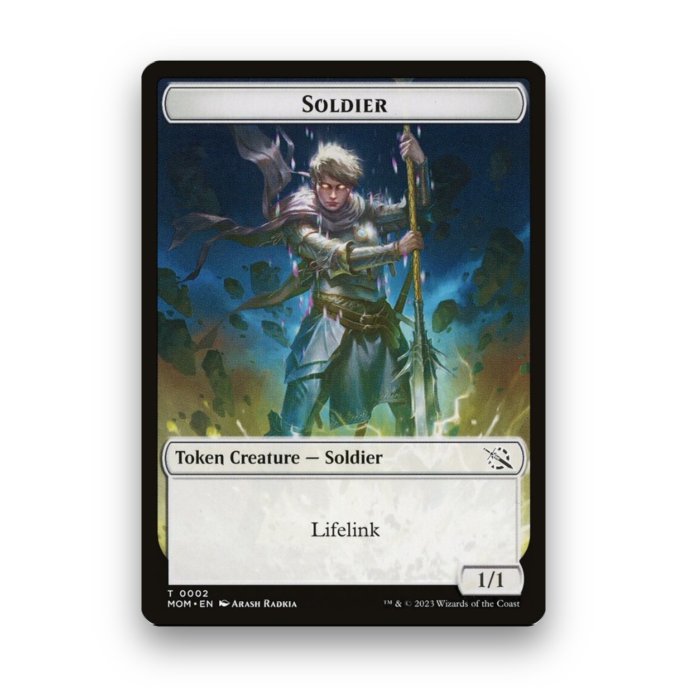 [MTG] Soldier (Token) (#2) [TMOM] [WHITE] [COMMON] | Magic the Gathering