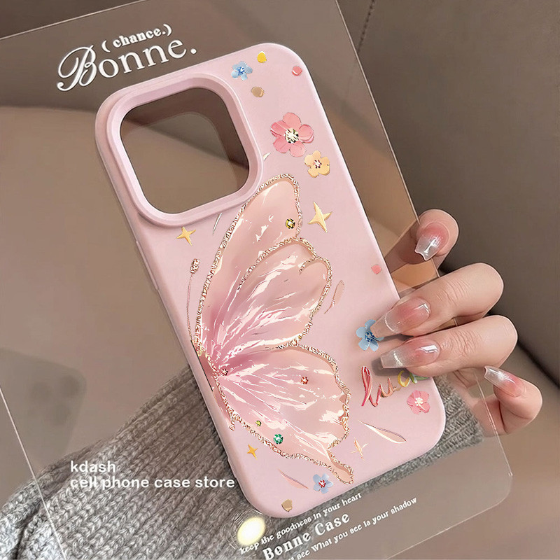 ความงาม [Heartcasing] ซิลิโคนผีเสื้อปลอก Hp Samsung A27 Galaxy A07 A57 A37 A17 5G A06 A56 A16 A36 A5