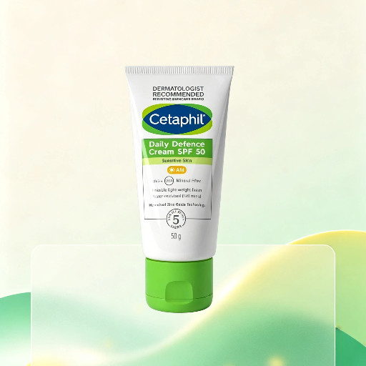 Daily Defence Cream Mineral Filter น้ําหนักเบาสําหรับผิวแพ้ง่าย Sun-Care Cream